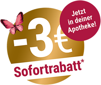 € 3 Sofortrabatt – jetzt in deiner Apotheke
